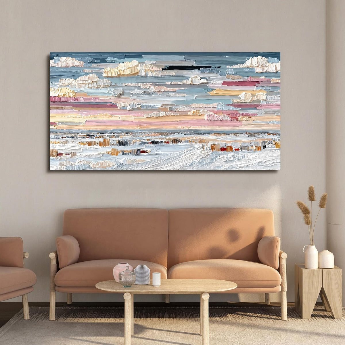 Abstract Wall Art 20x40 Colorful Canvas for Living Room – image 4