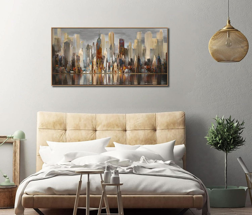 York Cityscape Skyline Wall Art 24x48 Canvas for Living Room – image 5