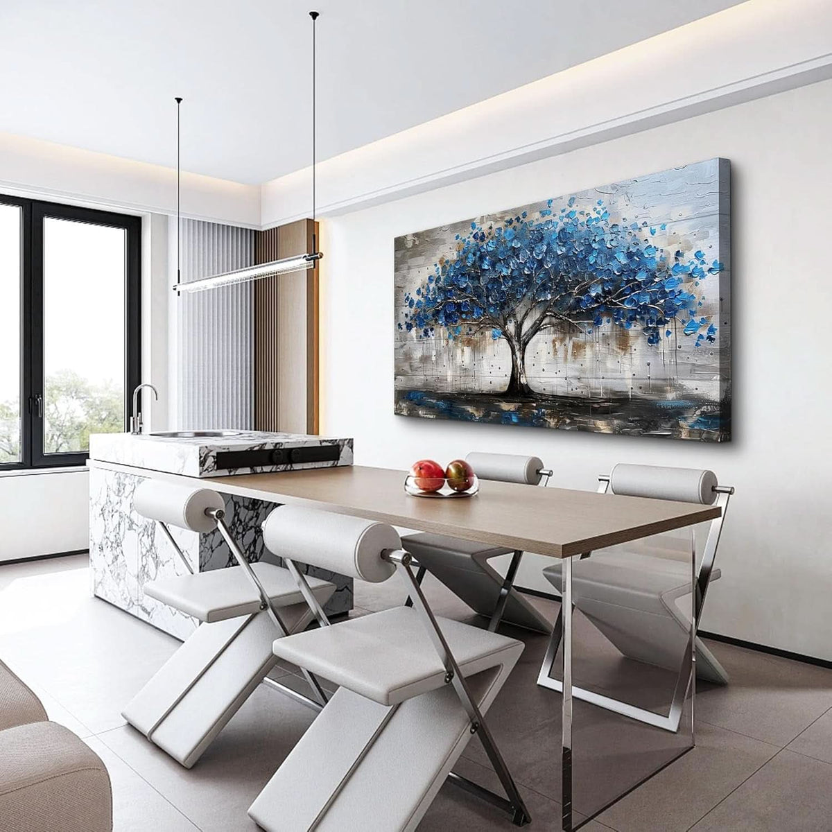 Panoramic Landscape Wall Art 20x40 Framed Canvas for Living Room – image 3