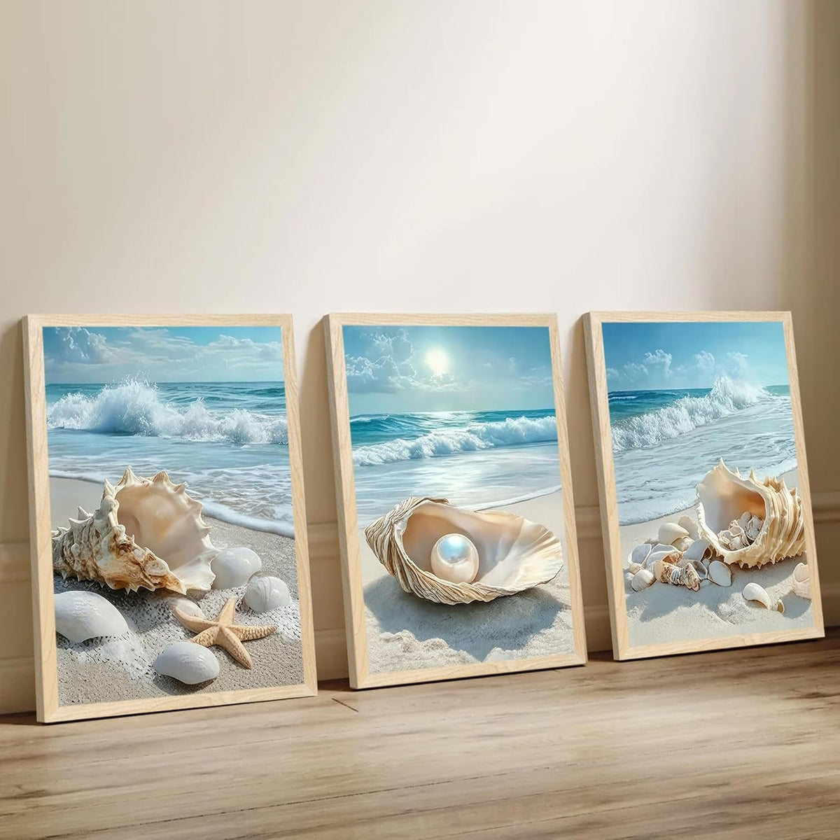 Pearl Extravagant Coastal Wall Art 20x30 Framed Canvas – image 5