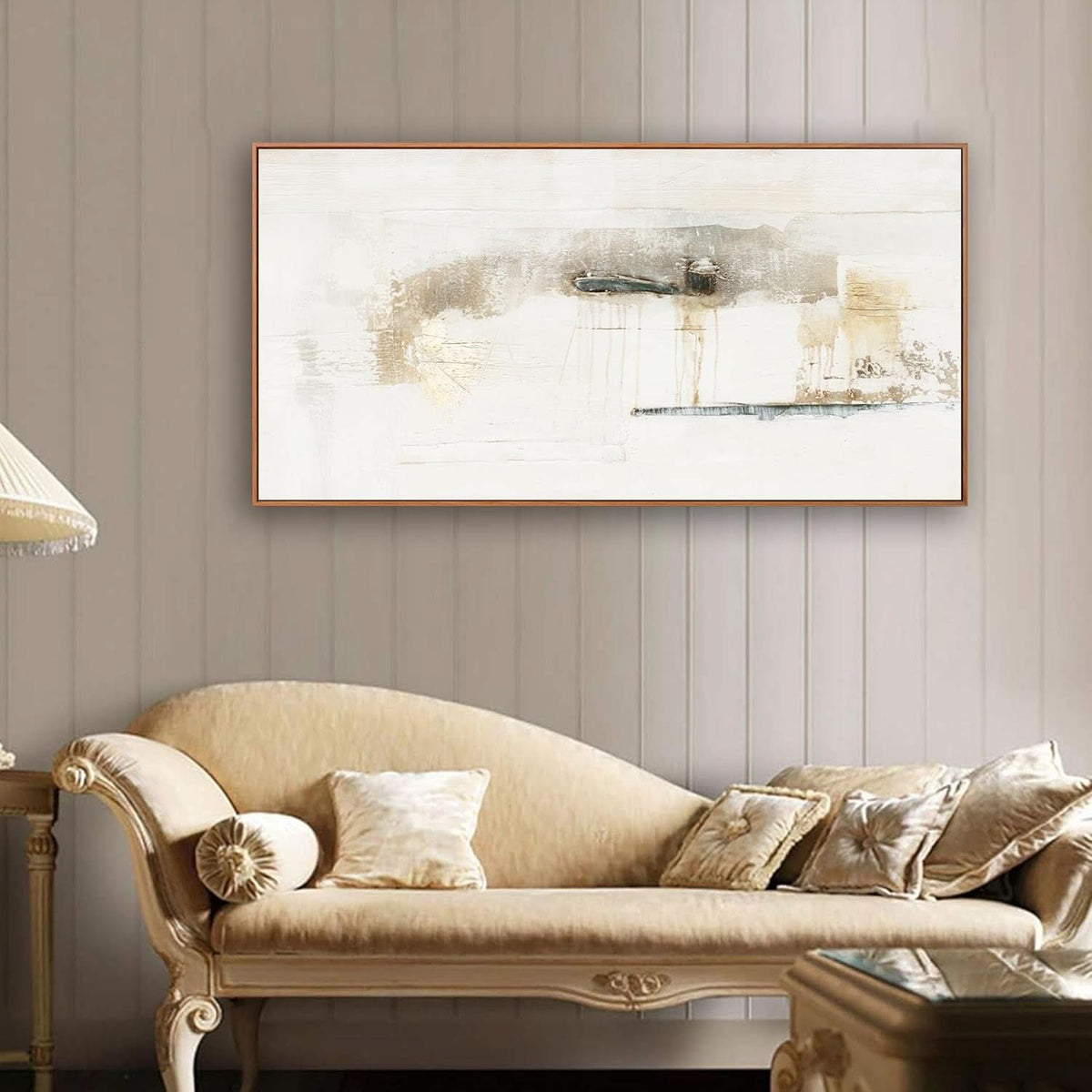 Abstract Wall Art 20x40 Framed Multicolor Canvas for Living Room – image 4