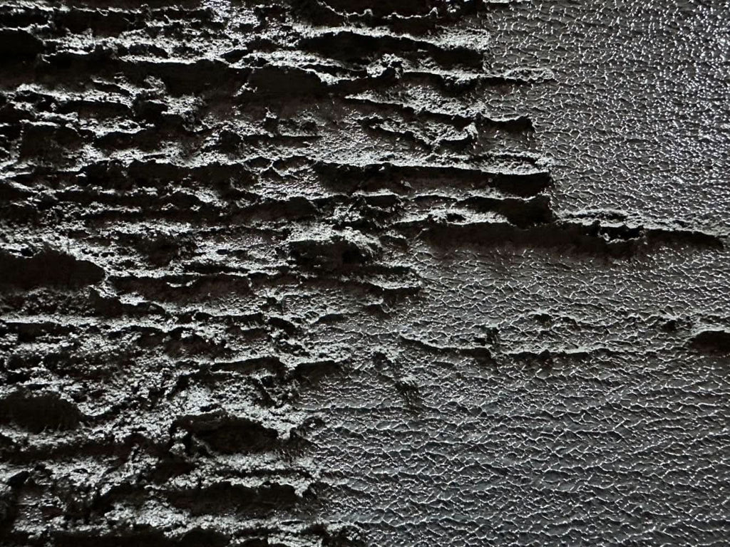 Textured Canvas Wall Art 24x36 Hand-Painted Framed Black – image 3