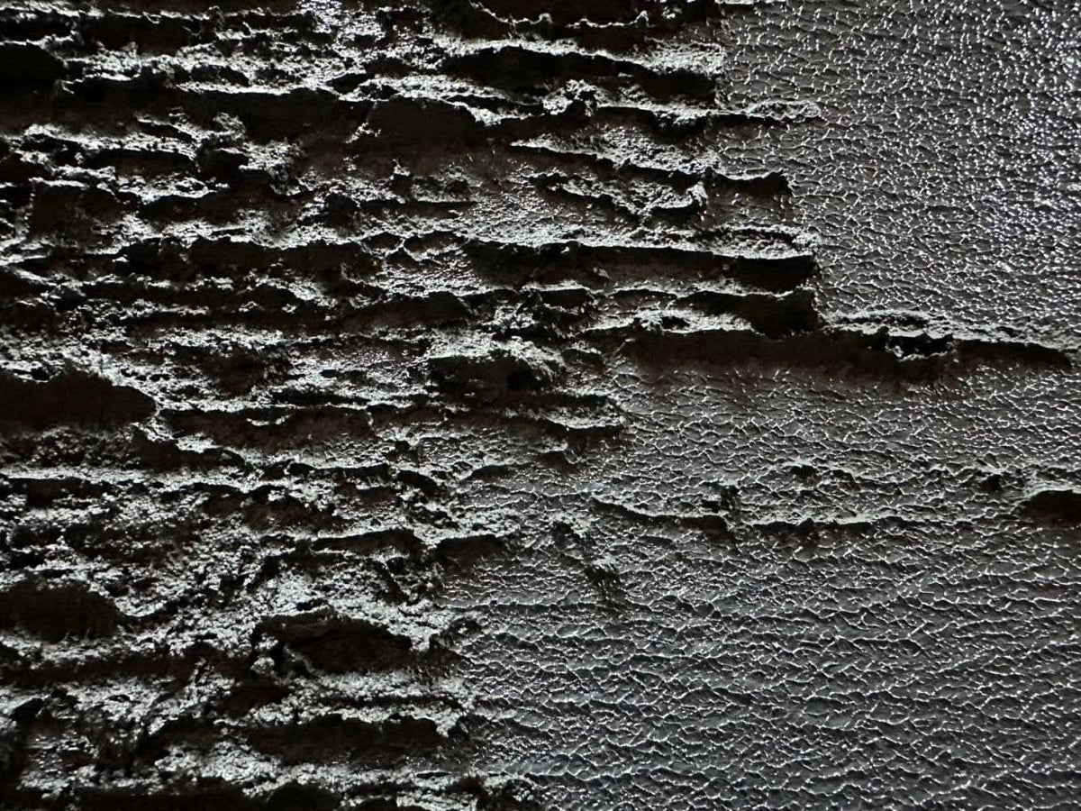Textured Canvas Wall Art 24x36 Hand-Painted Framed Black – image 3
