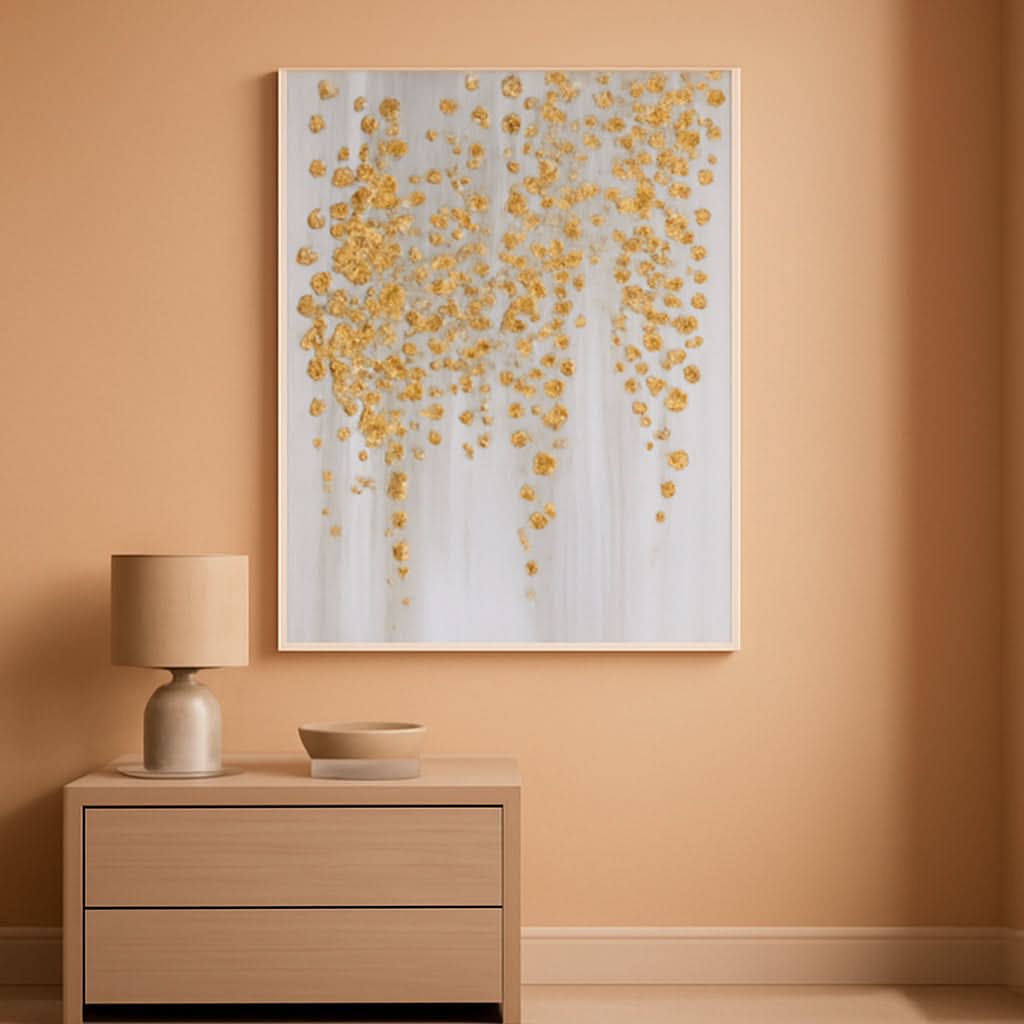 Impression Floral Wall Art 30x60 Hand-Painted Canvas – main view
