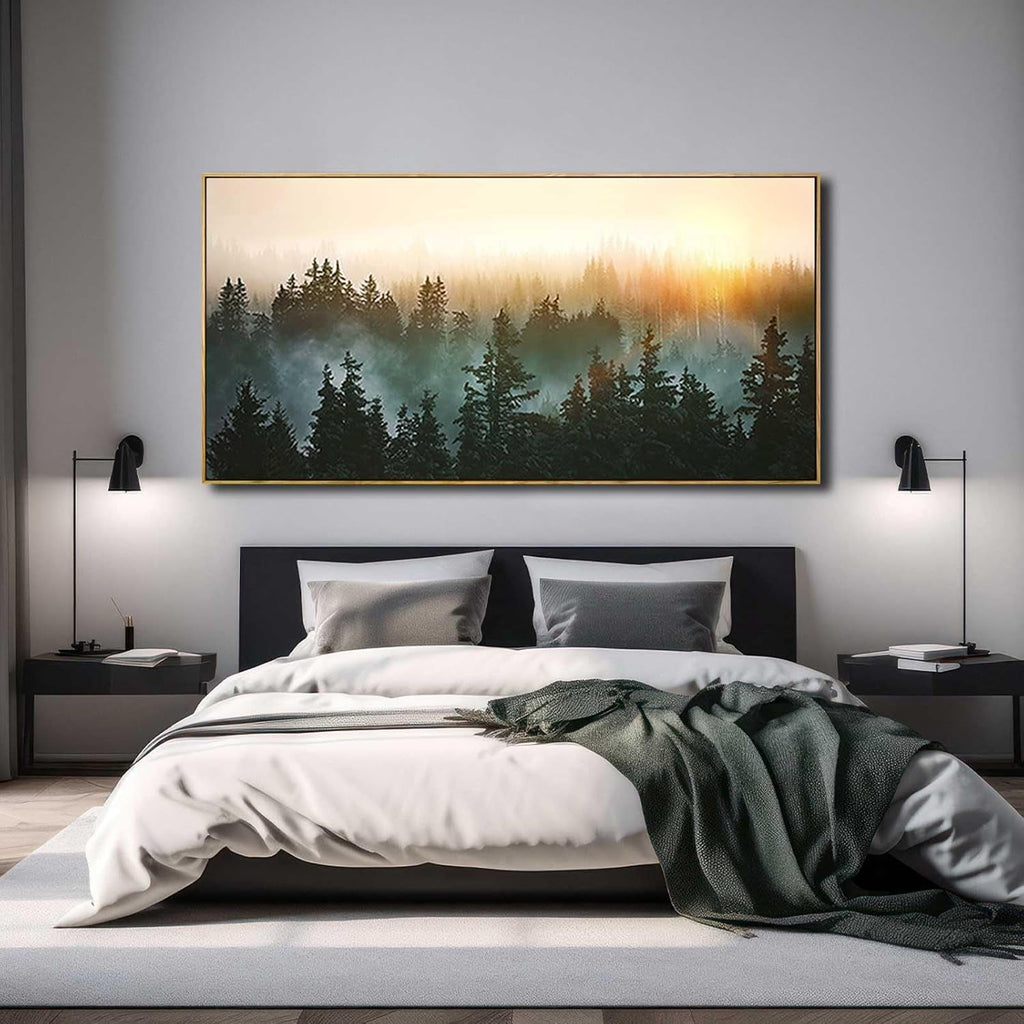 Landscapes Landscape Wall Art 30x60 Hand-Painted Framed Canvas – image 3