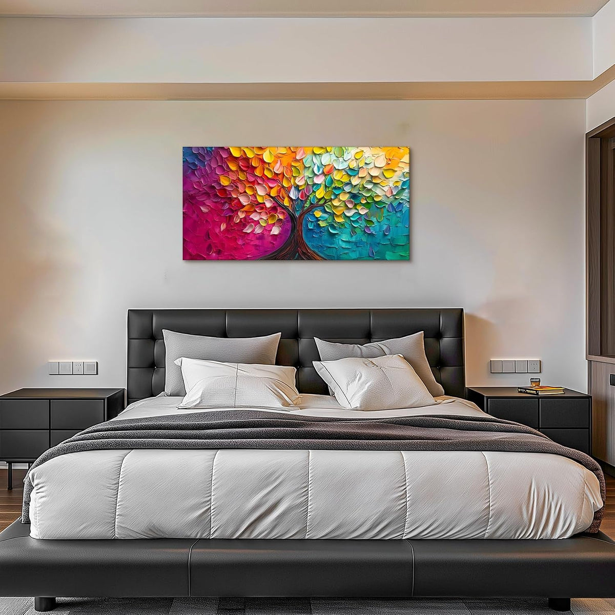 Arboreal Nature Landscape Wall Art 20x40 Multicolor – image 4