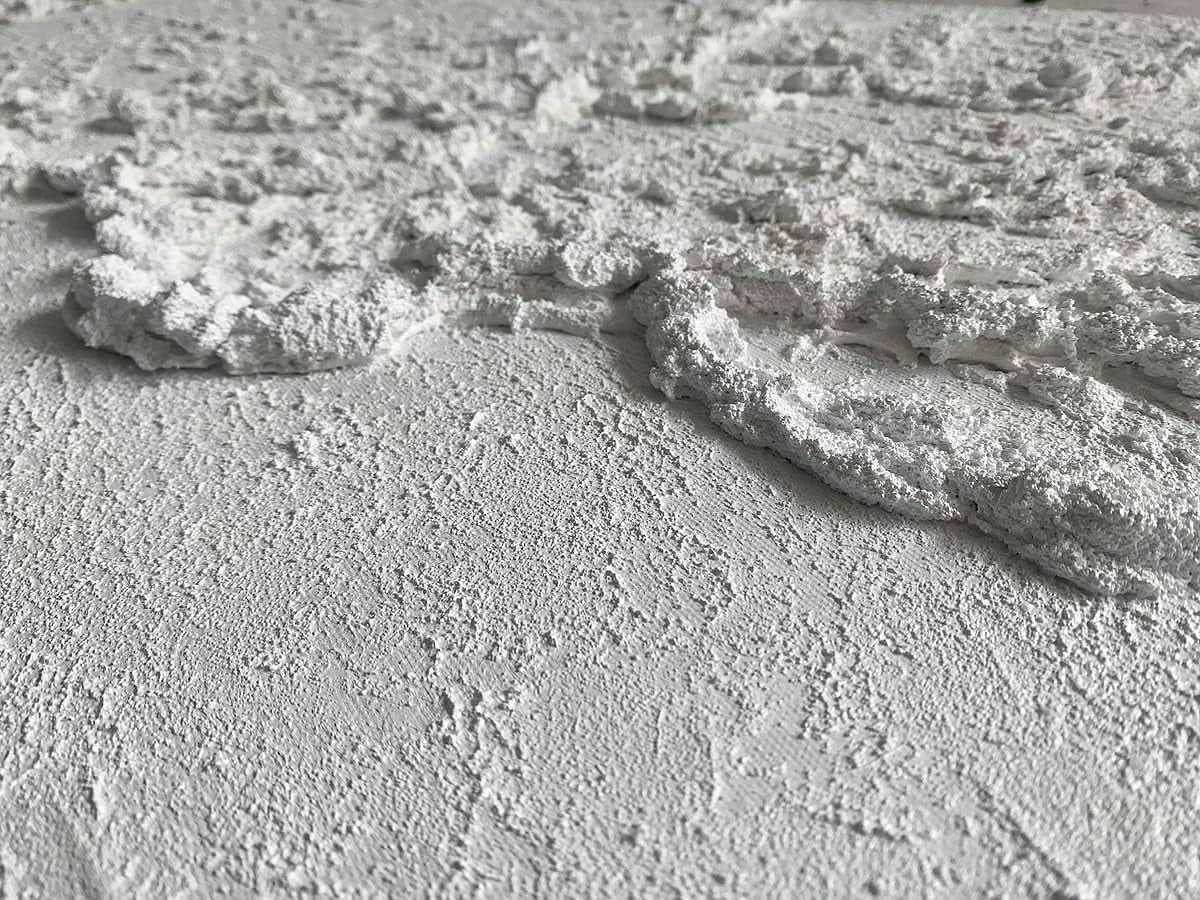 Oceanic Wave Textured Coastal Wall Art 48x24 Hand-Painted White – image 5