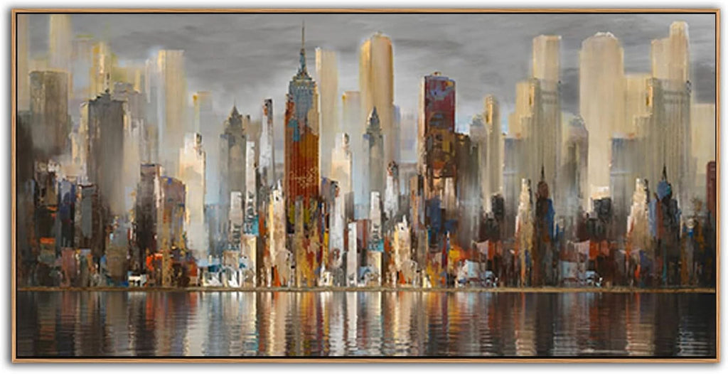York Cityscape Skyline Wall Art 24x48 Canvas for Living Room – image 9