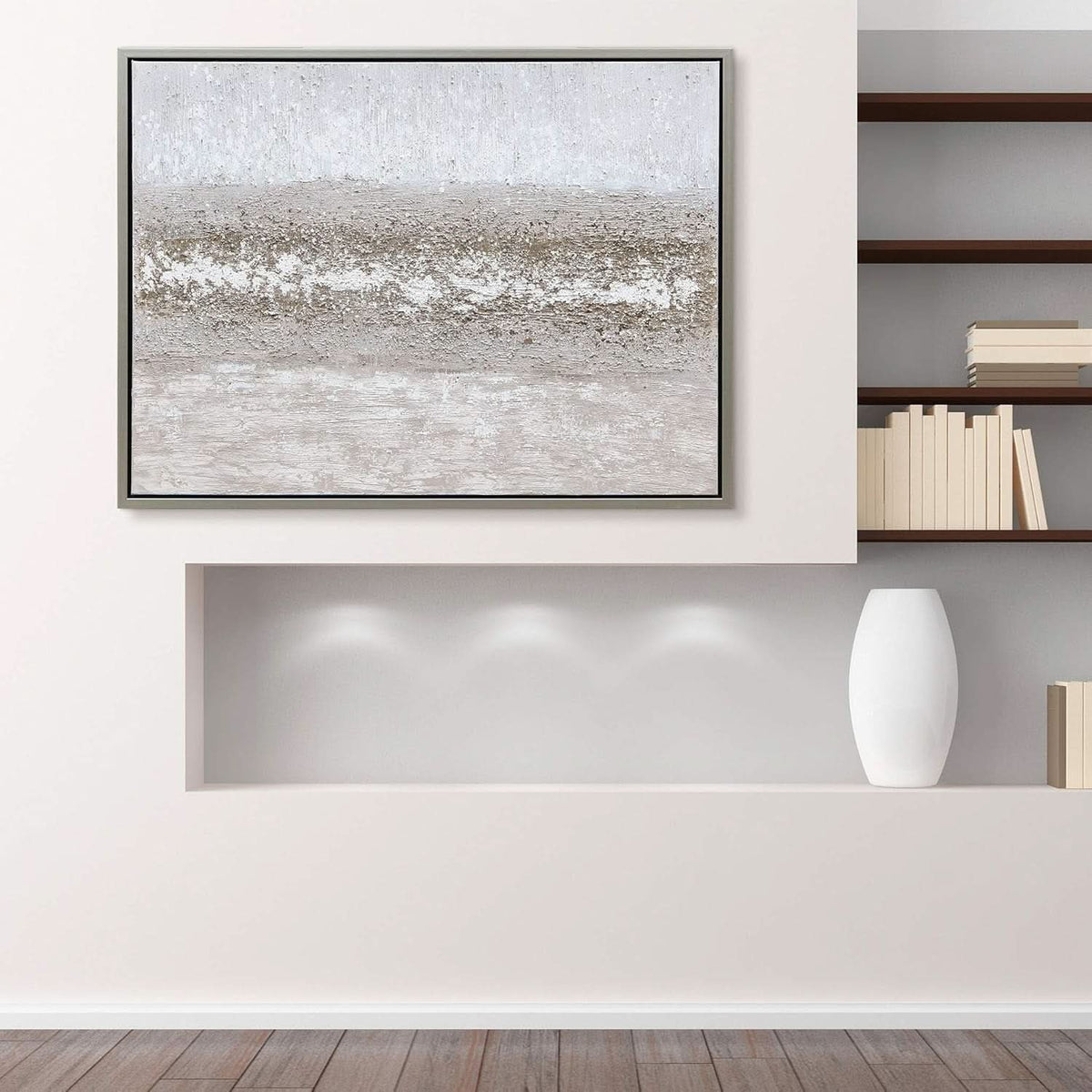 Abstract Wall Art 40x30 Hand-Painted Canvas for Living Room – image 5
