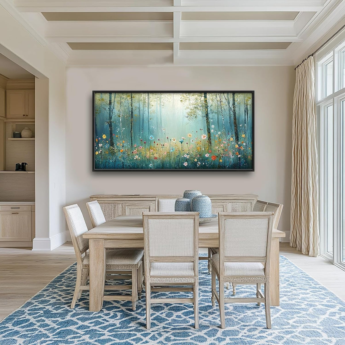Forest Tree Botanical Wall Art 60x30 for Living Room – image 5