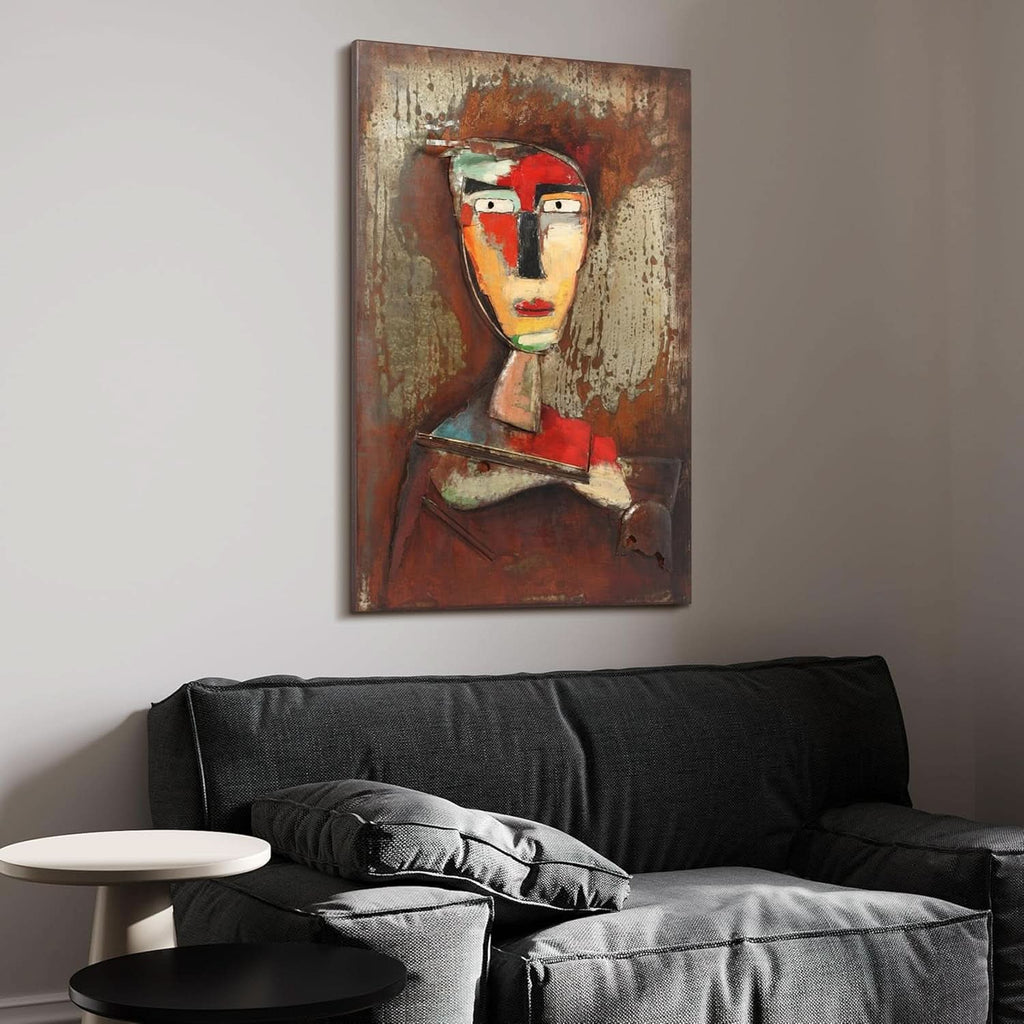 Mixed Media Modern Wall Art 48x32 for Living Room – image 4