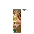 24 x 72 inch L-banner stand with custom print