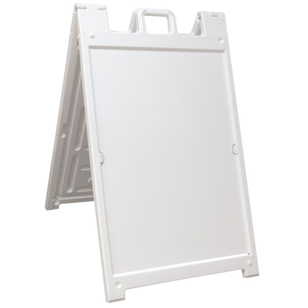 Blank plastic A-frame sign frame