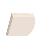 Edge of 1/2 inch rigid foam board