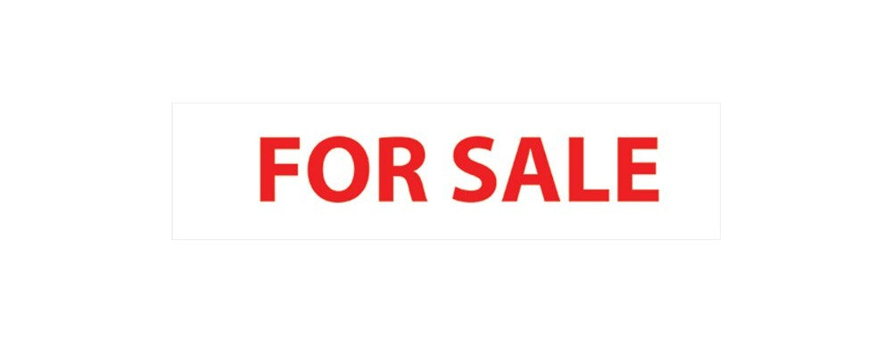Custom For Sale real estate sign rider