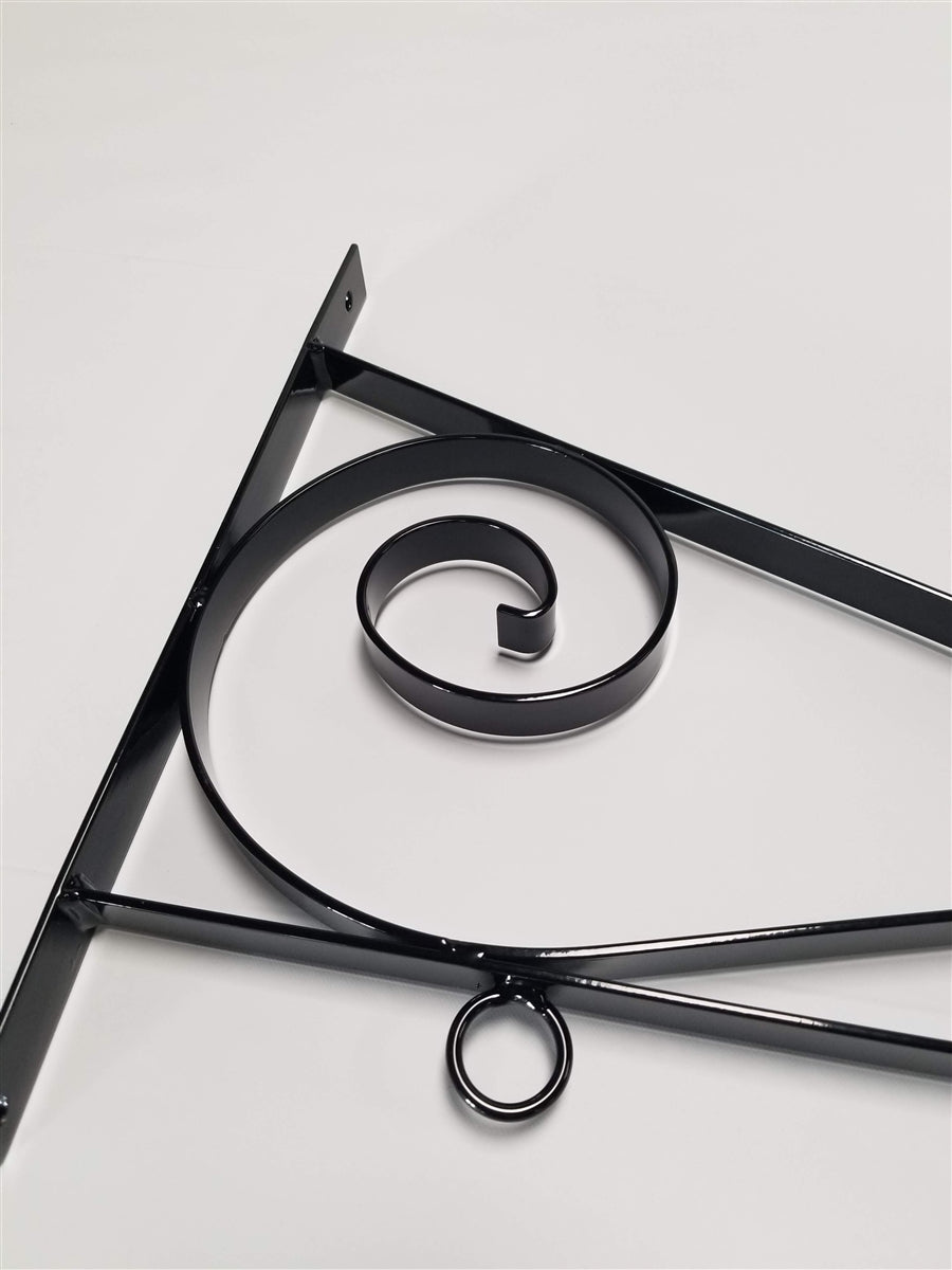 Scroll bracket ring detail