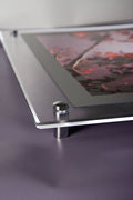 Crystal light box acrylic edge and standoff detail
