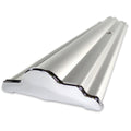 Silver tabletop retractable banner stand base