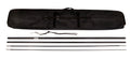 Medium teardrop flag kit travel bag and pole sections